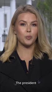 White House Press Secretary Karoline Leavitt reacts as global stock markets  fall in response to President Donald Trump's tariffs. MORE ON TARIFFS:  https://bit.ly/4i0zpOs