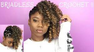 Braidless Crochet Half Up Half Down Jamaican Bounce Crochet Braiding Hair Youtube Crochet Hair Styles Braid Styles Hair Styles