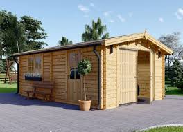 Die elemente werden mit speziellen schrauben auf den ecken diagonal geschraubt um den wandelementen die nötige steifheit zu verleihen. Holzgaragen Bausatze Kaufen Sie Eine Solide Garage Aus Holz