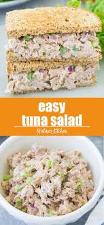 Easy Tuna Salad Recipe In 2020 Tuna Salad Recipe Easy Easy Tuna Salad Healthy Tuna Recipes