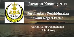 Suruhanjaya Perkhidmatan Awam Negeri Perak Jawatan Kosong Spa Perak 28 Juni 2017 Suruhanjaya Perkhidmatan Awam Negeri Perak Spa Perak Calon Calon Yang Sesuai
