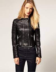 Model Dresses Stylish Leather Jackets Design Jackets For Women Leather Coat Womens Stylish Leather Jacket