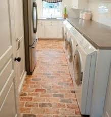 Interior Brick Pavers Hearth And Home Distributors Of Utah Llc Brick Flooring Stylish Laundry Room Laundry Mud Room
