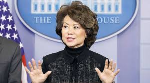 Born march 26, 1953) is an american economist who is the 18th united states secretary of transportation. Elaine Lan Chao The Relevant Immigrant Amazons Watch Magazine
