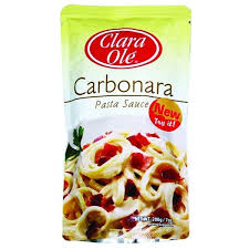 Clara Ole Carbonara Spaghetti Sauce 200g Spaghetti Sauce Carbonara Carbonara Pasta Sauce