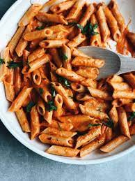 Creamy Vegan Red Pepper Pasta Recipe Roasted Red Pepper Pasta Stuffed Peppers Vegan Roast