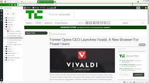 Though vivaldi staff sometime visit and. Former Opera Ceo Launches Vivaldi A New Browser For Power Users Techcrunch