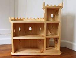 Beautiful wooden castle toy plans. Natural Wooden Play Castle Wooden Castle Wooden Dollhouse Wood Toys