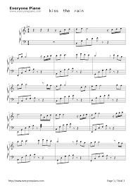 Download and print in pdf or midi free sheet music for kiss the rain by yiruma arranged by this score is based on. Kiss The Rain Simple Version Yiruma Stave Preview 1 Free Piano Sheet Music Piano Chords Sheet Music Piano Sheet Music Free Piano
