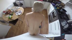 Cute Emo Jay Lane with white hair rides a toy and cums hard