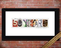 50th birthday party themes are one of the most important decisions of the party. 50th Birthday Gift For Men 50th Birthday Party Decorations For Men 50t Letter Art Gifts