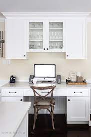 It's the spot where we end up piling unread mail and keeping our family charging station and (when i finally get around to it.) it will eventually house a. 72 Kitchen Desks Ideas Kitchen Desks Built In Desk Kitchen Office