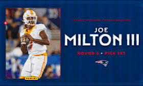 Instant Analysis: Patriots Tab Another Quarterback with Joe Milton