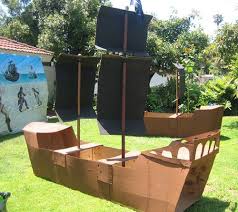 Untitled Kids Pirate Party Pirate Party Cardboard Pirate Ship