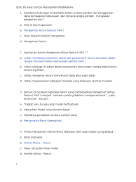 Contoh soal pilihan ganda dan jawaban manajemen keuangan manajemen strategik manajemen kesehatan manajemen waktu. Soal Pilihan Ganda Manajemen Perbankan