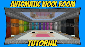 By shearing sheep you do not have to kill them to get wool and you will get 1 to 3 wool blocks per shearing. Automatic Afk Sheep Wool Farm Room Tutorial Minecraft Bedrock Edition Minecraft Farm Minecraft Bedrock Minecraft Bedrock Edition