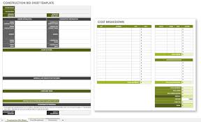 Blank free printable bid proposal forms. Free Construction Bid Templates Smartsheet