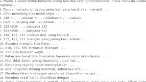 Download bank soal sd kelas 1,2,3,4,5,6 kurikulum 2013 revisi 2018. Soal Uts Tematik Sd Kelas 2 Semester 1 Tema Hidup Rukun Idn Paperplane