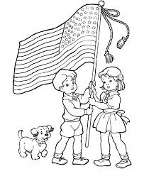 Two Excited Kids And Dog On Flag Day Coloring Pages Download Print Online Coloring Pages For Free Color Nimbus Memorial Day Coloring Pages Veterans Day Coloring Page Princess Coloring Pages