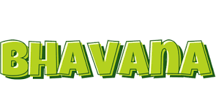 bhavana logo name logo generator smoothie summer birthday kiddo colors style bhavana logo name logo generator