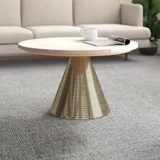 Walker edison cora modern round faux marble top coffee table with x base, 36 inch, white faux marble and gold. Lanigan Dining Table In 2021 Coffee Table Marble Coffee Table Coffee Tables For Sale