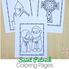 Born in roman britain in the late 4th century, he was kidnapped at the age of 16 and taken to ireland came to celebrate his day with religious services and feasts. Catholic Saint Coloring Pages No Prep Activities St Patrick Tpt