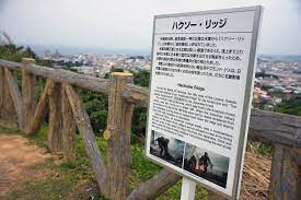 At its widest point, hacksaw ridge is no more than 150 or so yards wide. Okinawa S Hacksaw Ridge Once The Site Of Bloody Battle Now A Peaceful Place To Recall Acts Of Valor Stripes