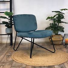 Samt Sessel Jill Modern Blau In 2020 Samt Sessel Wohnung Wohnzimmer Sessel