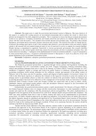 Eperolehan merupakan sistem perolehan online, yang membolehkan pembekal menawarkan produk dan perkhidmatan kepada kerajaan malaysia secara atas talian. Pdf Herald Namsca 1 2018 Competition And Government Procurement In Malaysia