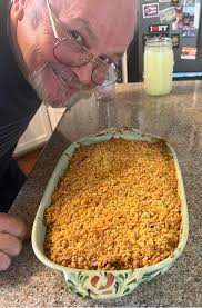 Ok I made the Brenda Gantt cabbage casserole. I added bell peppers and a  little kielbasa! Johnny Peake has had two helpings! It is very rich with  all that butter, mayo, and