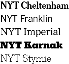 See also the new york times magazine. Which Typefaces Does The New York Times Use Quora