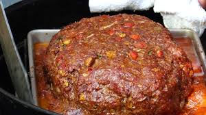 A long, narrow meatloaf won't take as long. Beef And Beans Meatloaf Bbq Pit Boys