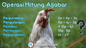 Contoh Soal Operasi Aljabar Jumlah Kurang Kali Bagi Pangkat