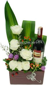 Shop new jersey blooms for the best blooms! Pin By Iza Buraczynska On Flowers Wine Bottle Flowers Floral Gifts Wine Gifts