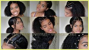Curly haired women have an edge over others in that their ordinary hair also looks voluminous. Cute Hairstyles For Natural Hair 169373 Easy Curly Hairstyles Natural Hair Hair Cuffs Cute Curly Tutorials