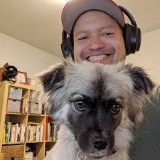 One of us is really thrilled with this work setup.