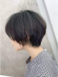 小顔ショート 前髪ありのラフマッシュショート 縮毛矯正 l038910773 マグ ギンザ mag ginza のヘアカタログ ホットペッパービューティー 縮毛矯正 ショート ショートヘアの前髪 ショート 前髪