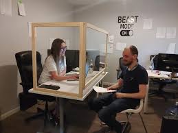 Custom Portable Sneeze Guards By Brothers Shield L Shape Desk Etsy In 2020 Desk Dividers Sneeze Guards Sneeze Guard
