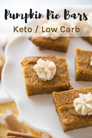 Keto Pumpkin Pie Bars With Cream Cheese Icing Recipe Keto Pumpkin Pie Keto Dessert Recipes Pumpkin Pie Bars