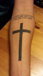 Meaningful, popular and cool, cross tattoo designs are the ultimate holy symbol of christianity, representing the act of jesus christ sacrificing himself for humankind's sins. Pin On Solid Cross Tattoo