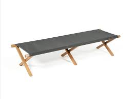 Lit De Camp Pliant En Polyester Et Eucalyptus Fsc Gris Anthracite Nairoby Lit De Camp Lit Design Lit