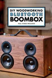 How To Build A Diy Battery Powered Bluetooth Speaker Crafted Workshop Diy Speakers Boombox Speaker Box Design