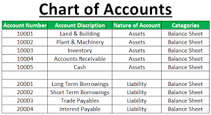Chart Of Accounts Definition Example Full List Of Chart