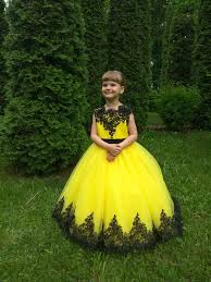 First Birthday Dress Yellow Flower Girl Dress Party Dress Etsy Toddler Flower Girl Dresses Baby Girl Birthday Dress Birthday Dresses