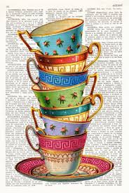 Stacking Tea Cups Dictionary Art Stacked Tea Cups Vintage Etsy In 2021 Tea Art Tea Cups Vintage Tea Cup Art