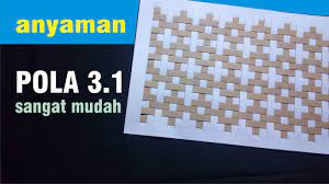 Pada tingkat siaga dapat dilatih. Cara Mudah Membuat Anyaman Kertas Dengan Pola 3 1 Sangat Mudah Youtube