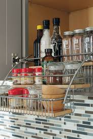 At lowe's, we know you may need more than one kind of kitchen cabinet organizer to sort and hold food, dishes, pots and pans, stemware, cleaning supplies and more. Kitchen Cabinet Organization For Every Lifestyle Storage Ideas To Make Your Life Easier Pull Down Spice Rack Kitchen Shelves Organization Spice Rack