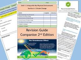 Aqa 9 1 Gcse Climate Change Revision Guide Flipped Learning Booklet 2nd Edition Revision Guides Gcse Geography Revision Geography Revision