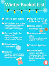 Winter math whether charting cold weather or creating snowflakes, you'll find math comes alive in wintry explorations. Winter Bucket List 50 Fun Winter Activities For Kids Winter Activities For Kids Winter Bucket List Winter Activities