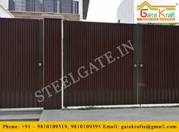 All of the decorative hand work is done with a hammer and chisel. Steel Gate